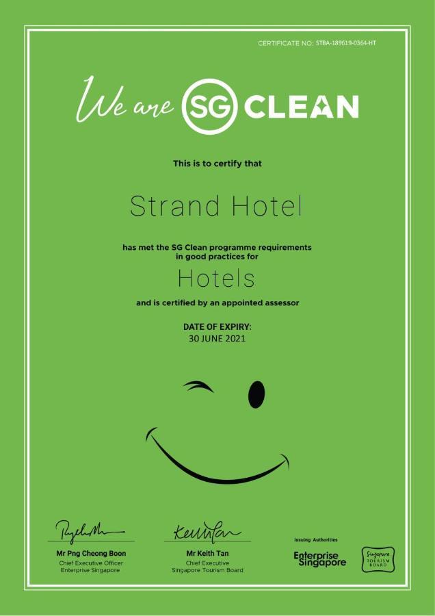 Strand Hotel Szingapúr Kültér fotó